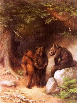 Bear so you want to get married eh Fantasy Oil Paintings